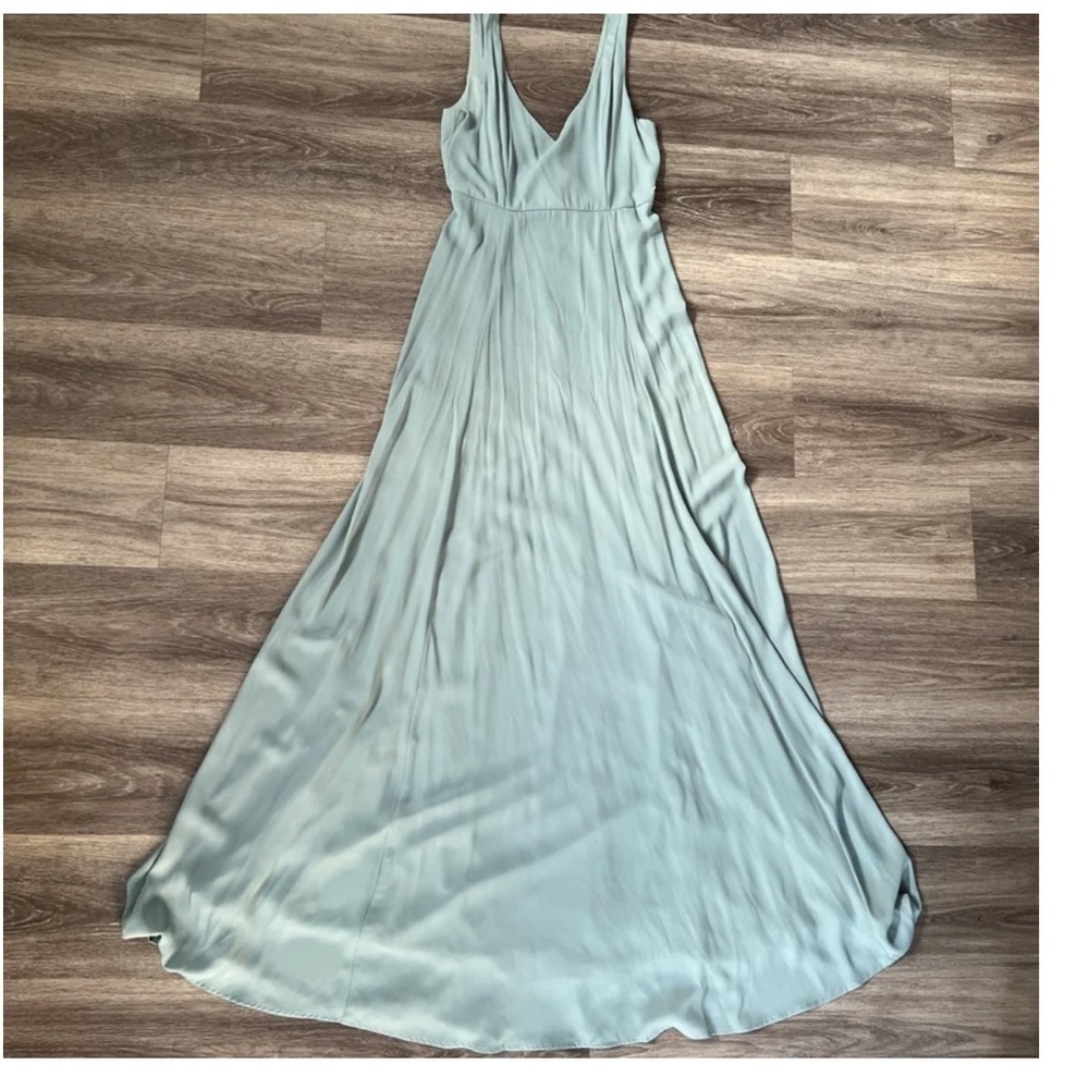 Show Me Your Mumu Jenn Silver Sage Maxi Dress - Picture 2 of 4